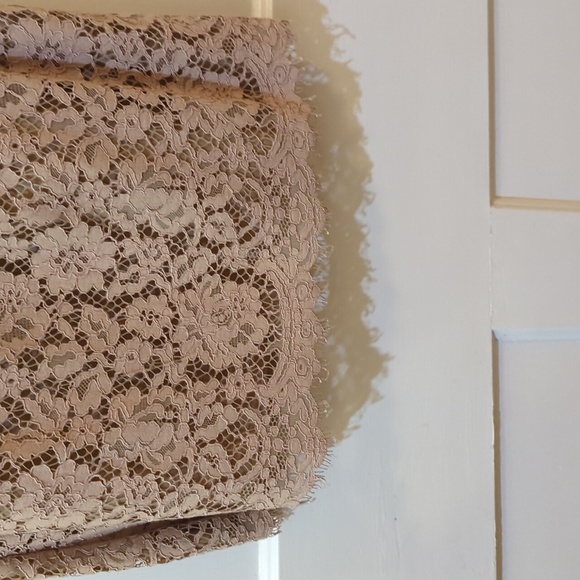 J Crew ruffle neck lace top - Picture 3 of 4